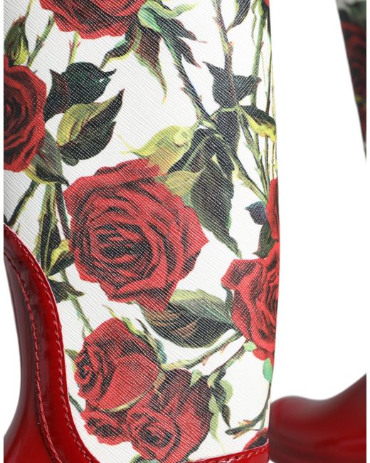Dolce & Gabbana Red Wellies