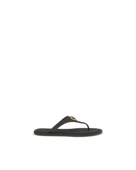 Versace Black Rubber Flip