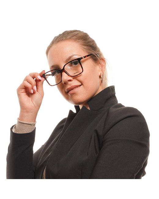 Max Mara Black Brown Acetate Glasses (frames)