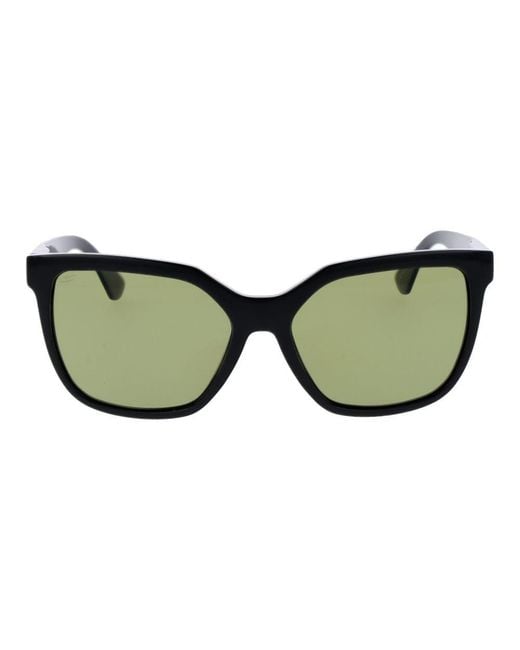 Serengeti Green Black Plastic Sunglasses