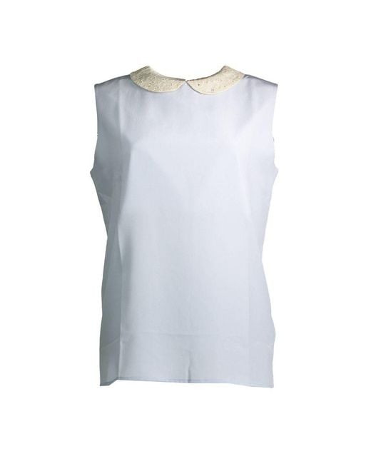 Gant Blue Sleeveless Tops