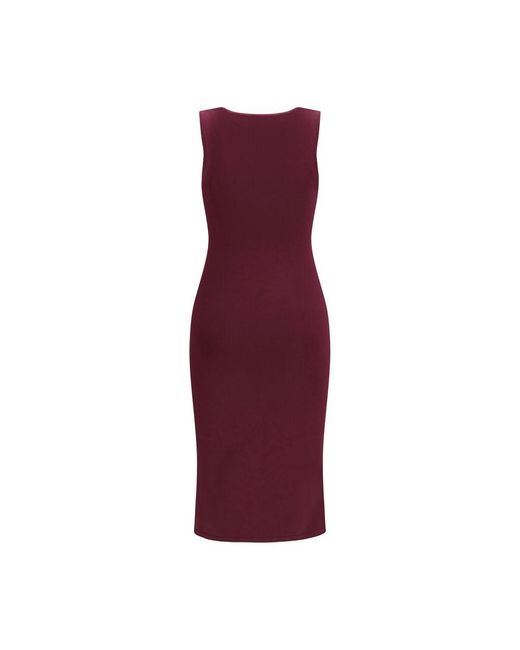 Sa Su Phi Purple Silk Long Dress