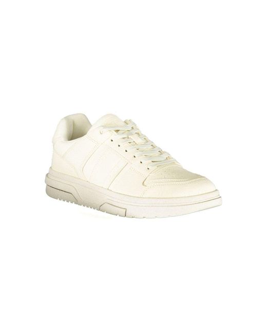 Tommy Hilfiger White Polyester Sneaker for men