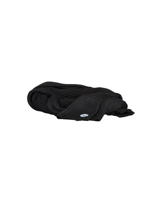 North Sails Black Cotton Scarf for men