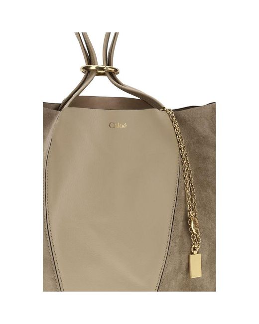 Chloé Natural Leather Shoulder Bag