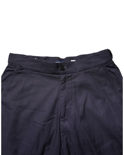 Levi's Navy Blue Straight High Waist Chino Casual Trouser Pants