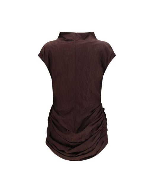 Magda Butrym Brown Cotton Casual Dress