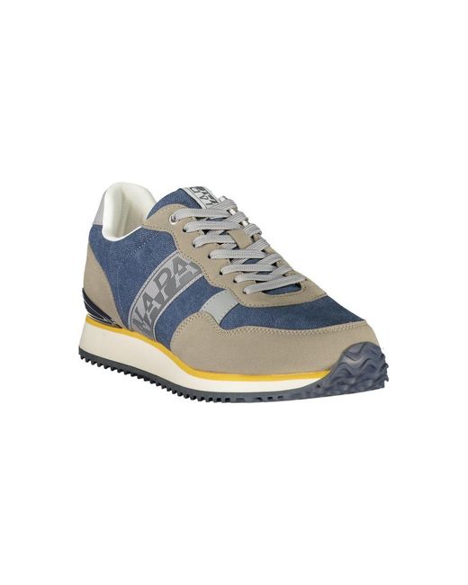 Napapijri Blue Polyester Men's Sneaker for men