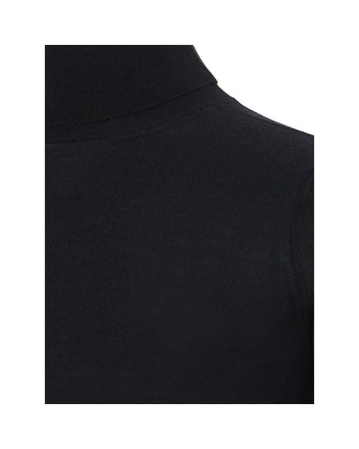 Colombo Black Cashemere Sweater for men