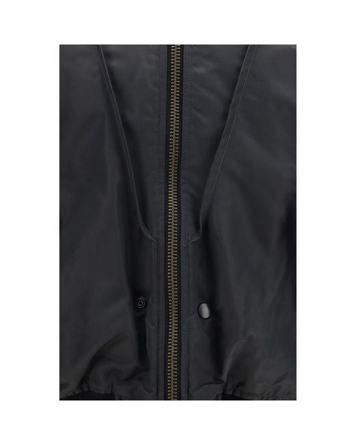 Maison Margiela Black Multicolor Polyamide Bomber for men