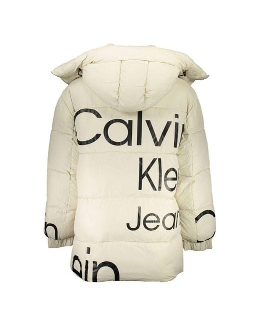 Calvin Klein Natural Polyester Jacket for men