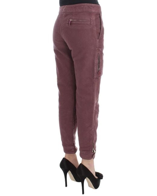 Ermanno Scervino Purple Straight Trousers