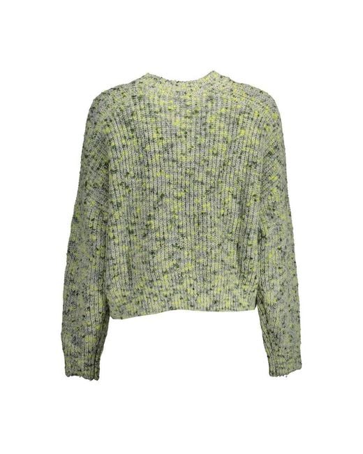 Desigual Green Acrylic Sweater