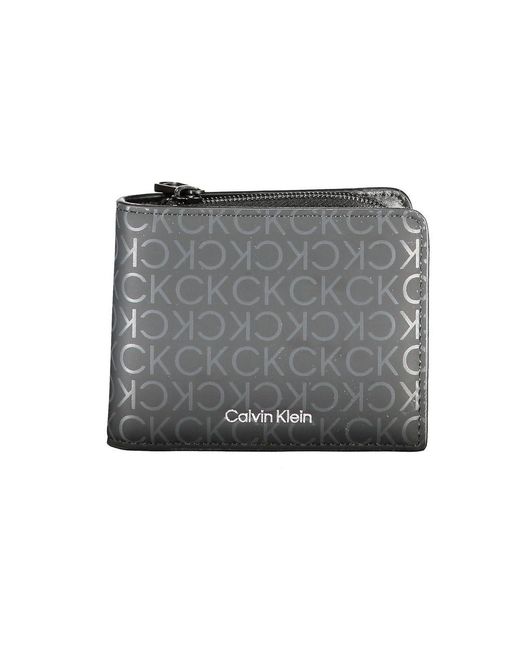 Calvin Klein Gray Polyester Wallet for men