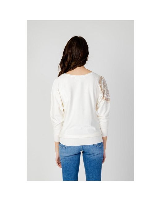 Guess White Viscose Tops & T