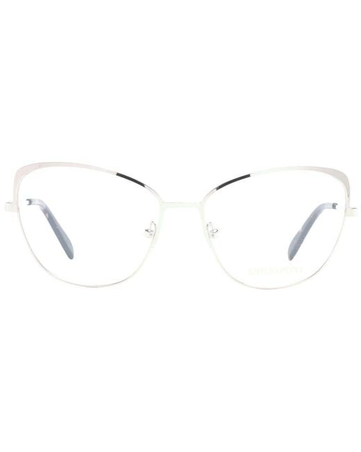 Emilio Pucci Metallic Rose Gold Metal Glasses (frames)