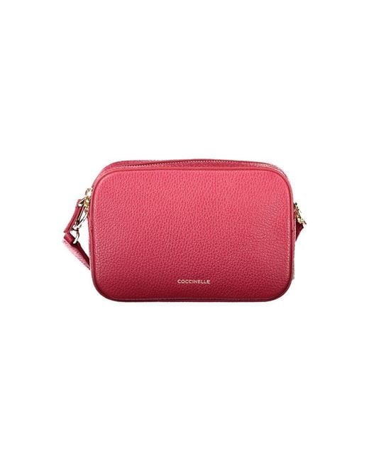 Coccinelle Red Leather Handbag