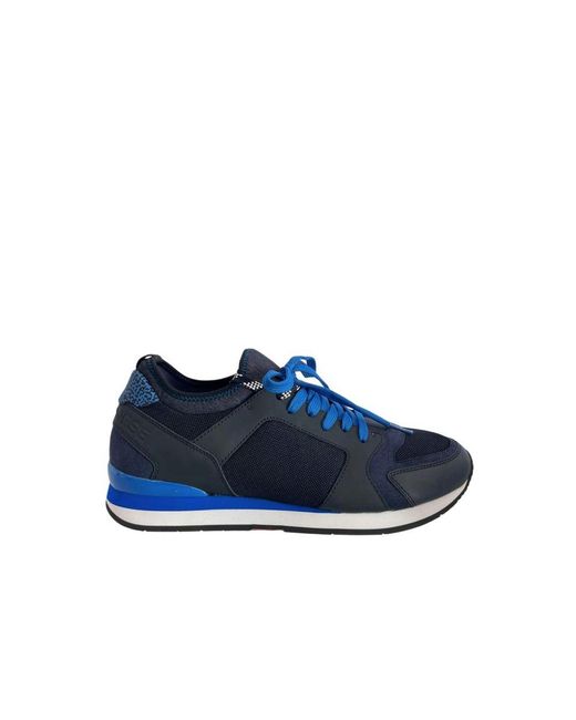 Borbonese Blue Rubber Men Sneaker for men