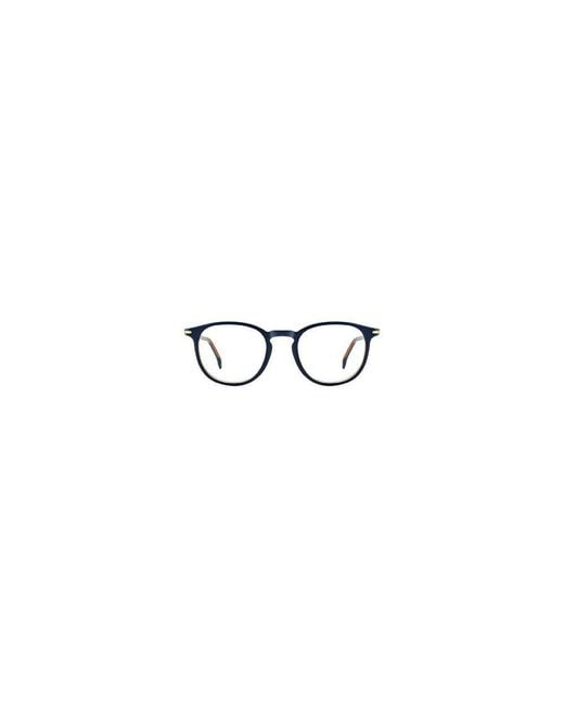 Carrera White Blue Acetate Glasses (frames)