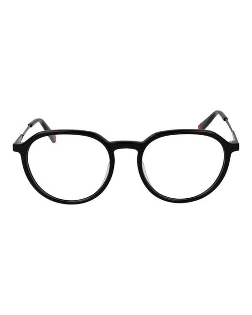 Fila Black Stainless Steel Glasses (frames)