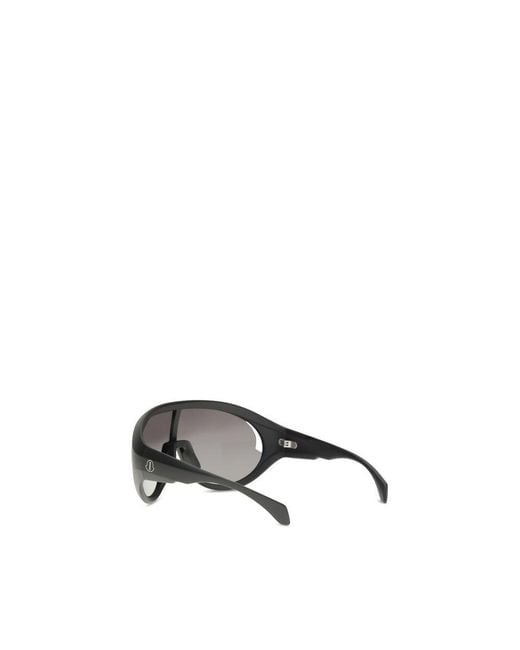 Moncler Gray Black Polyamide Sunglasses for men