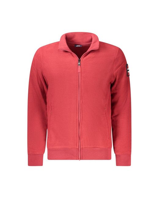 Norway 1963 Red Polyester Sweater for men