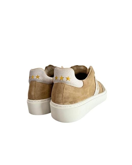 Pantofola D Oro Natural Beige Suede Men Sneaker for men