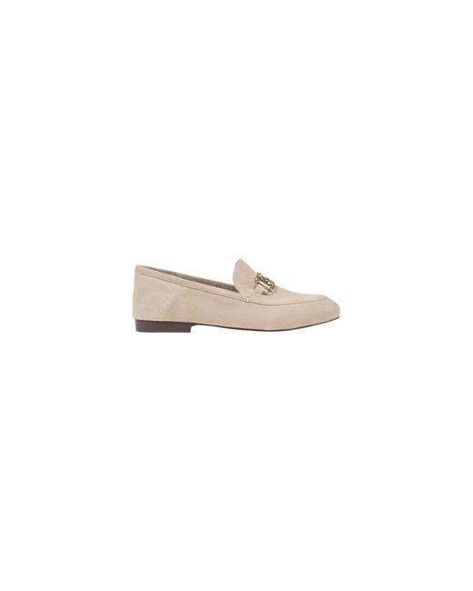 Guess White Beige Leather Platform Pumps