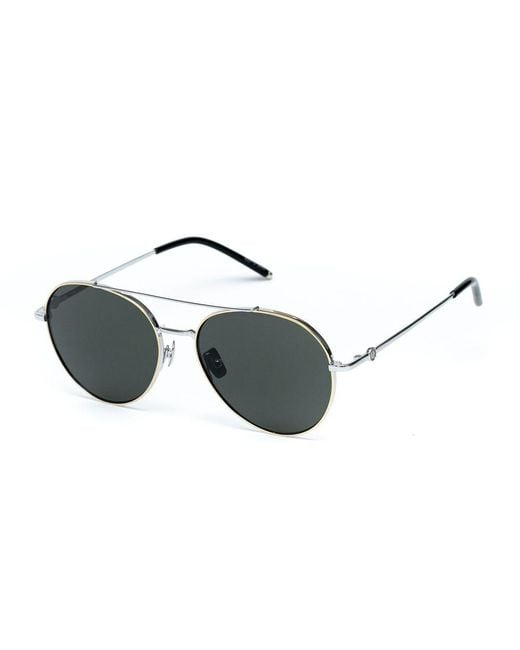 Belstaff Metallic Gray Titanium Sunglasses for men