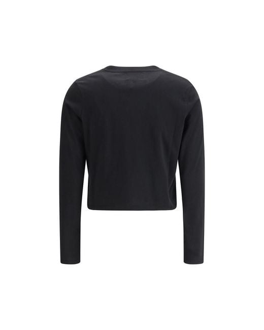 Loulou de Saison Black Cotton Long Sleeve T