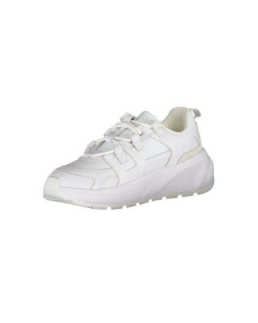 Tommy Hilfiger White Elevated Sneaker Elegance With Contrast Accents