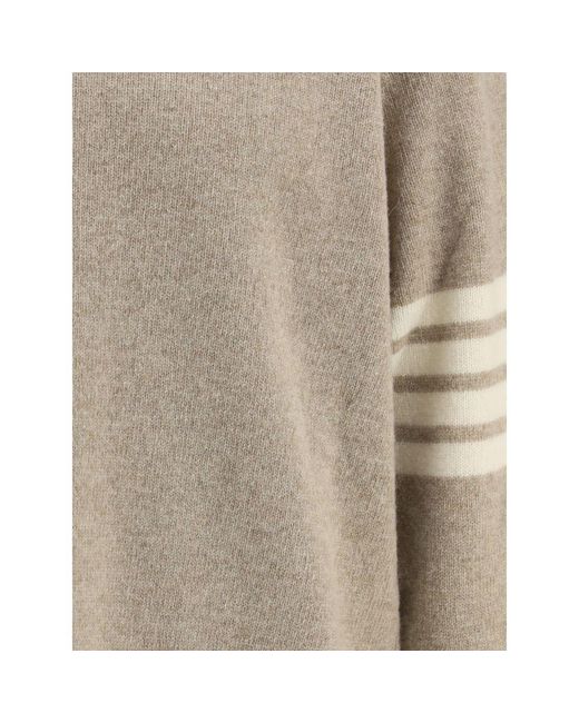 Thom Browne Gray Wool Sweater for men