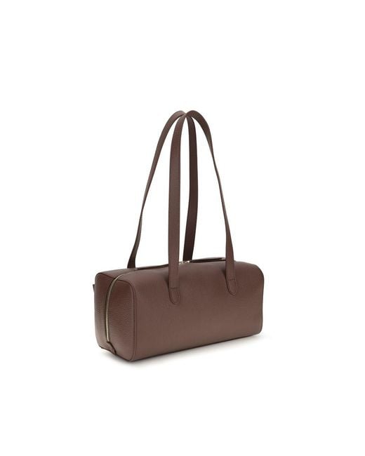 Coccinelle Brown Calf Leather Bos Taurus Shoulder Bag