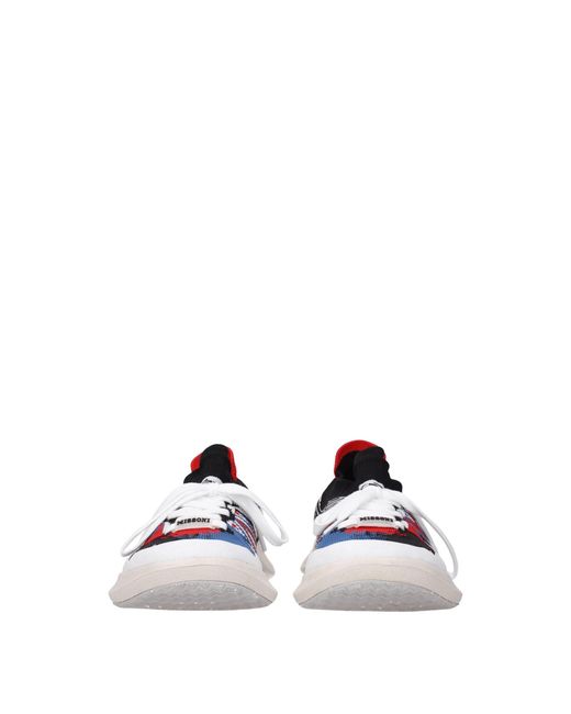 Missoni Blue Fabric Sneakers