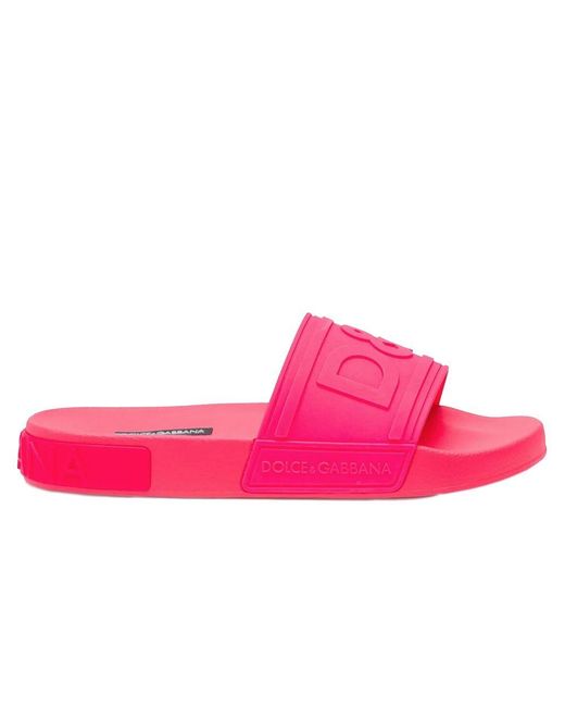 Dolce & Gabbana Pink Fuchsia Polyethylene Sandal