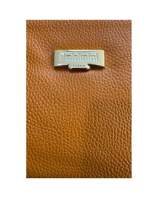 Baldinini Brown Leather Crossbody Bag