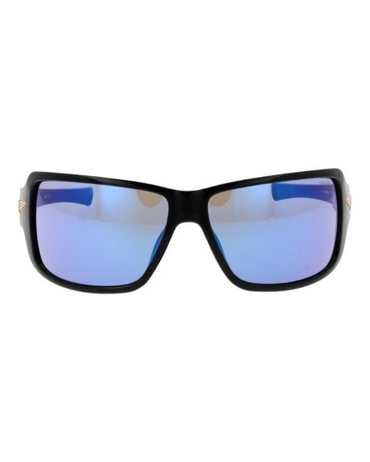 Police Blue Plastic Sunglasses for men