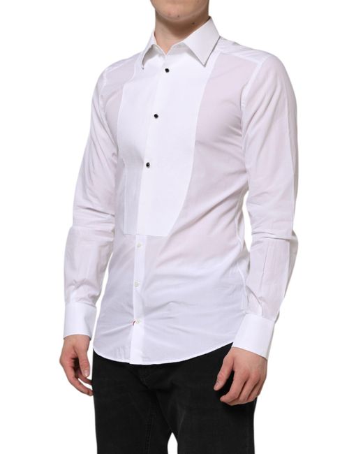 Dolce & Gabbana White Formal Shirts for men