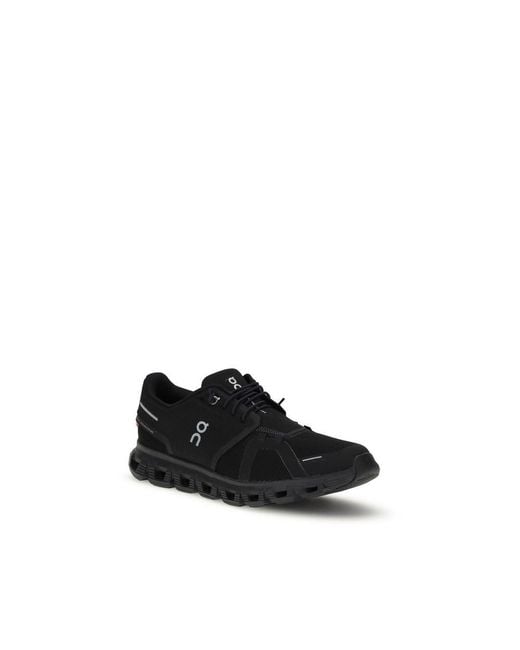 On Shoes Black Polyurethane Athletic Sneakers for men