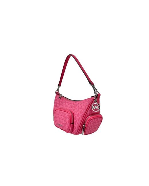 Michael Kors Purple Merritt Small Convertible Crossbody Bag