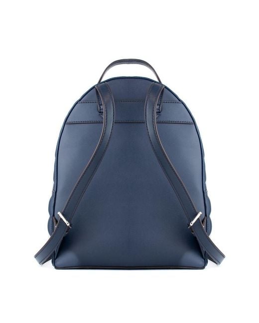 Blue Michael Kors Backpack
-New Never Used Michael Kors Prescott Large Signature Logo Print Woven  main image 4