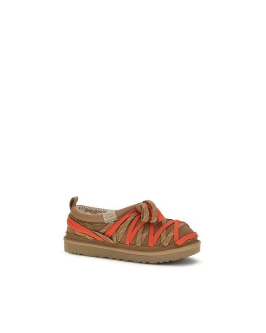 Ugg Brown Multicolor Suede Leather Strap for men