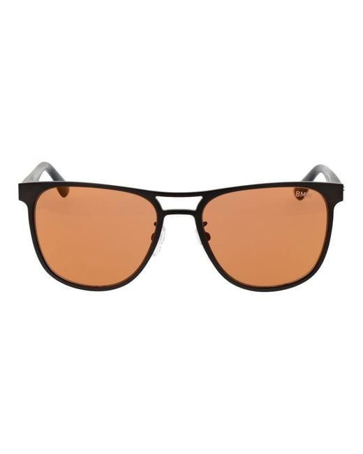 BMW Multicolor Gray Aluminum Sunglasses for men