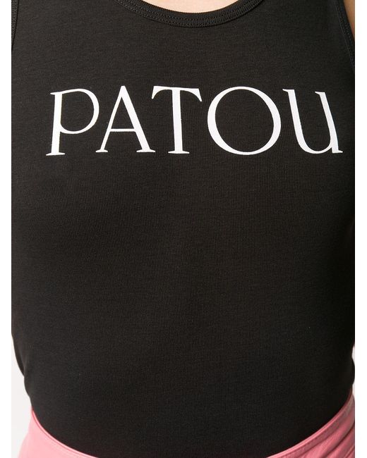 Patou Black Iconic Tank Top