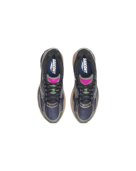 Saucony Blue Synthetic Athletic Sneakers for men