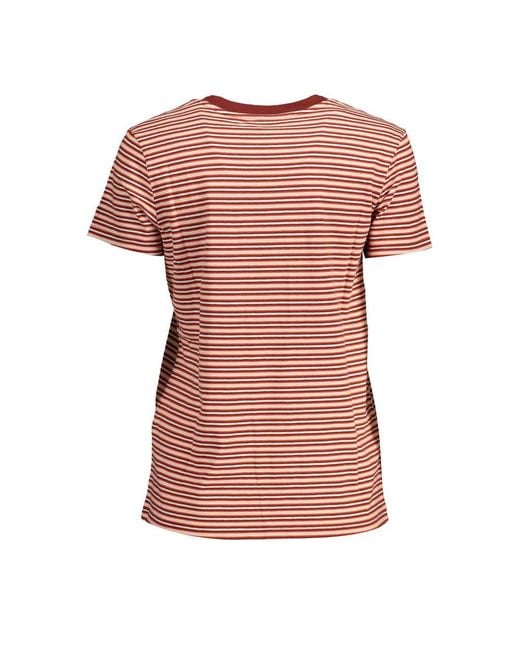 Levi's Pink Red Cotton T