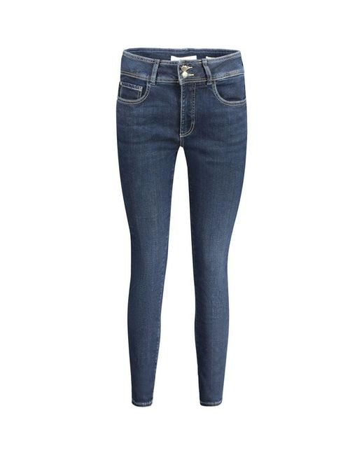Guess Blue Cotton Skinny Jean