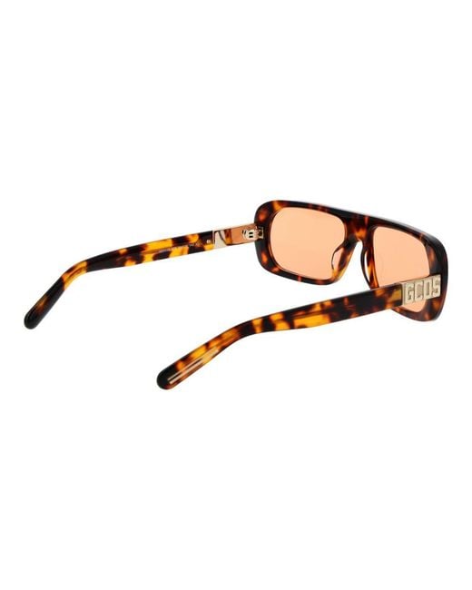 Gcds Brown Plastic Sunglasses