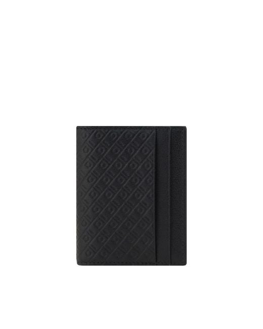 Ferragamo Black Billfold Card Holder for men