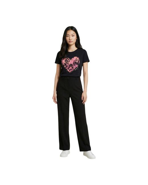 Desigual Black Cotton T-Shirt